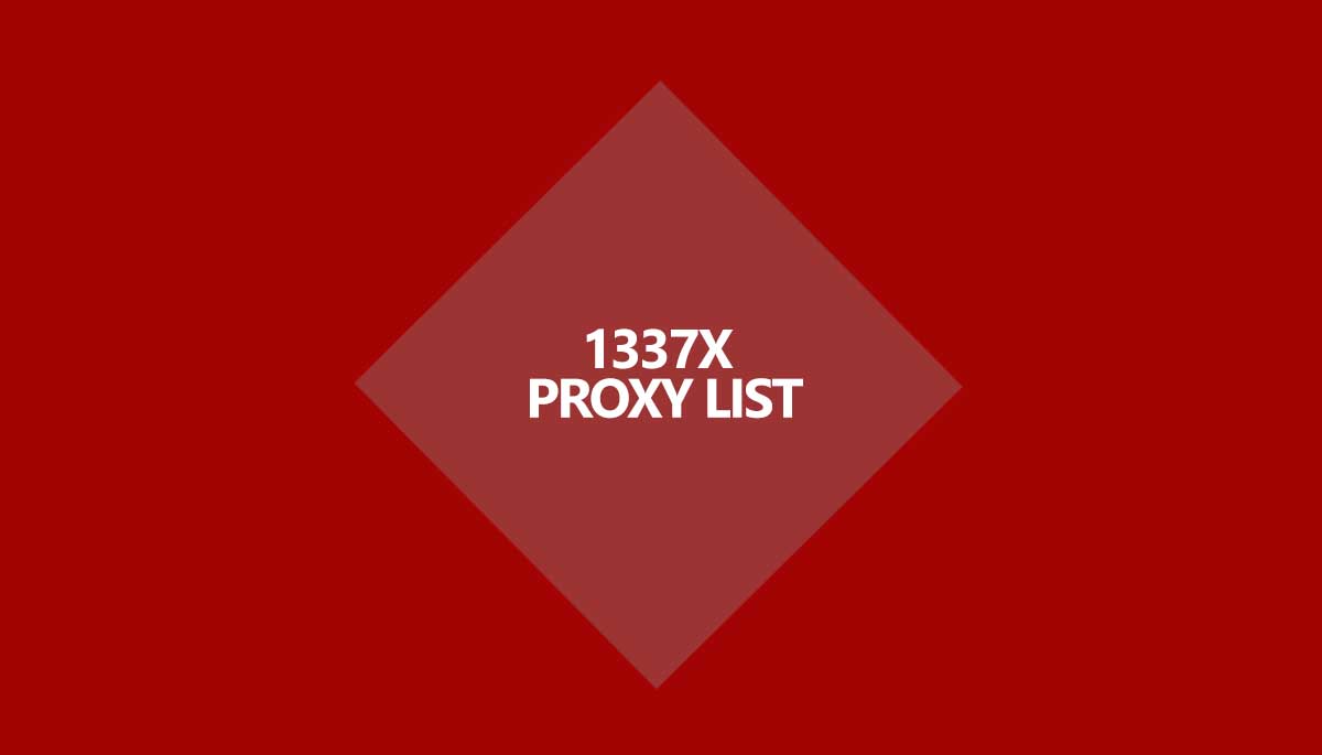 1337x Proxy List