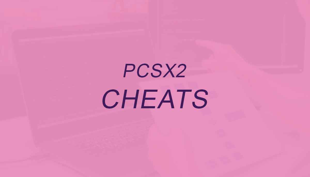 how to use cheats in pcsx2